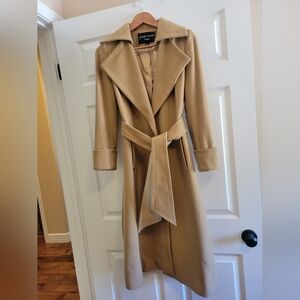CAMELHAIR WRAP COAT